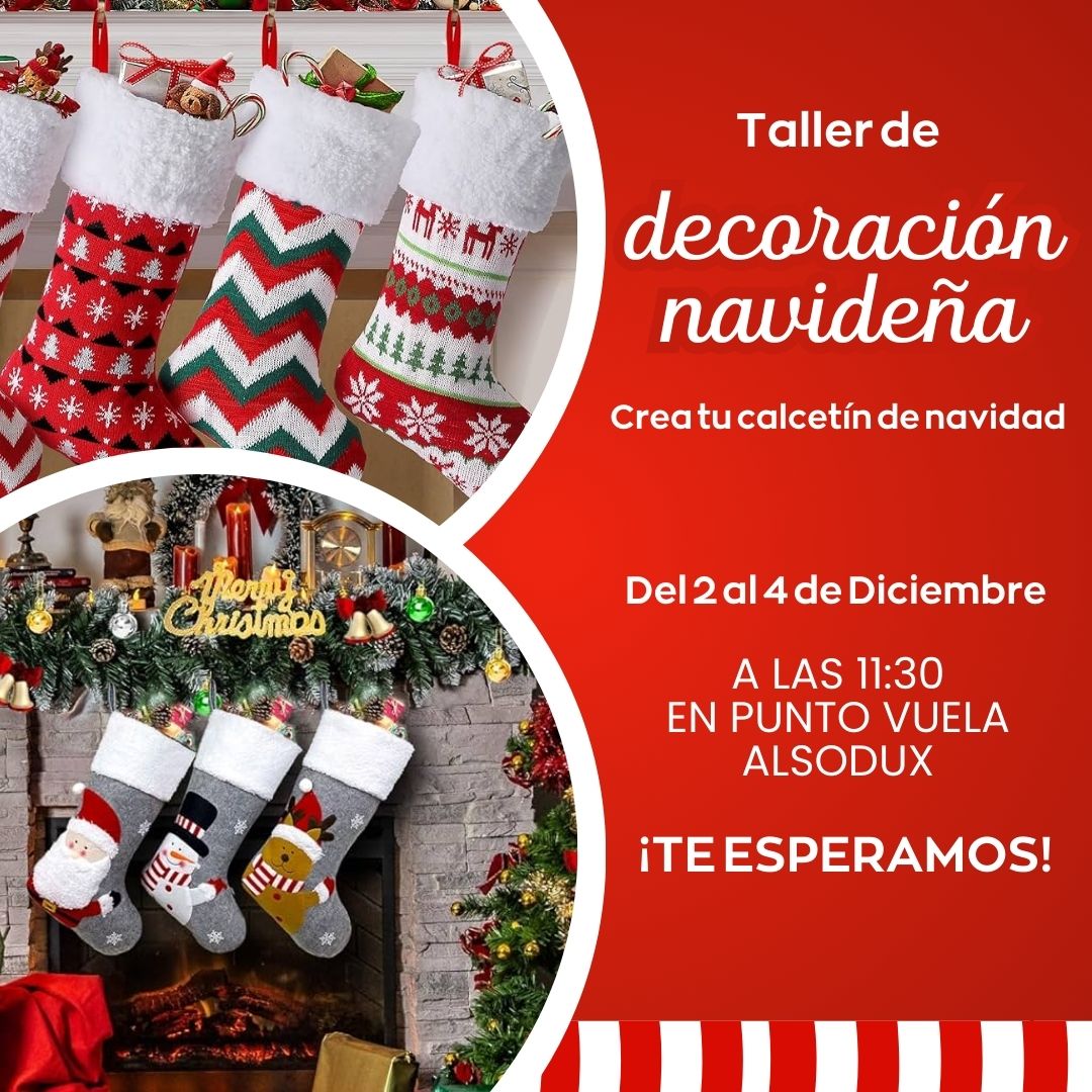 TALLER NAVIDEÑO: CALCETÍN
